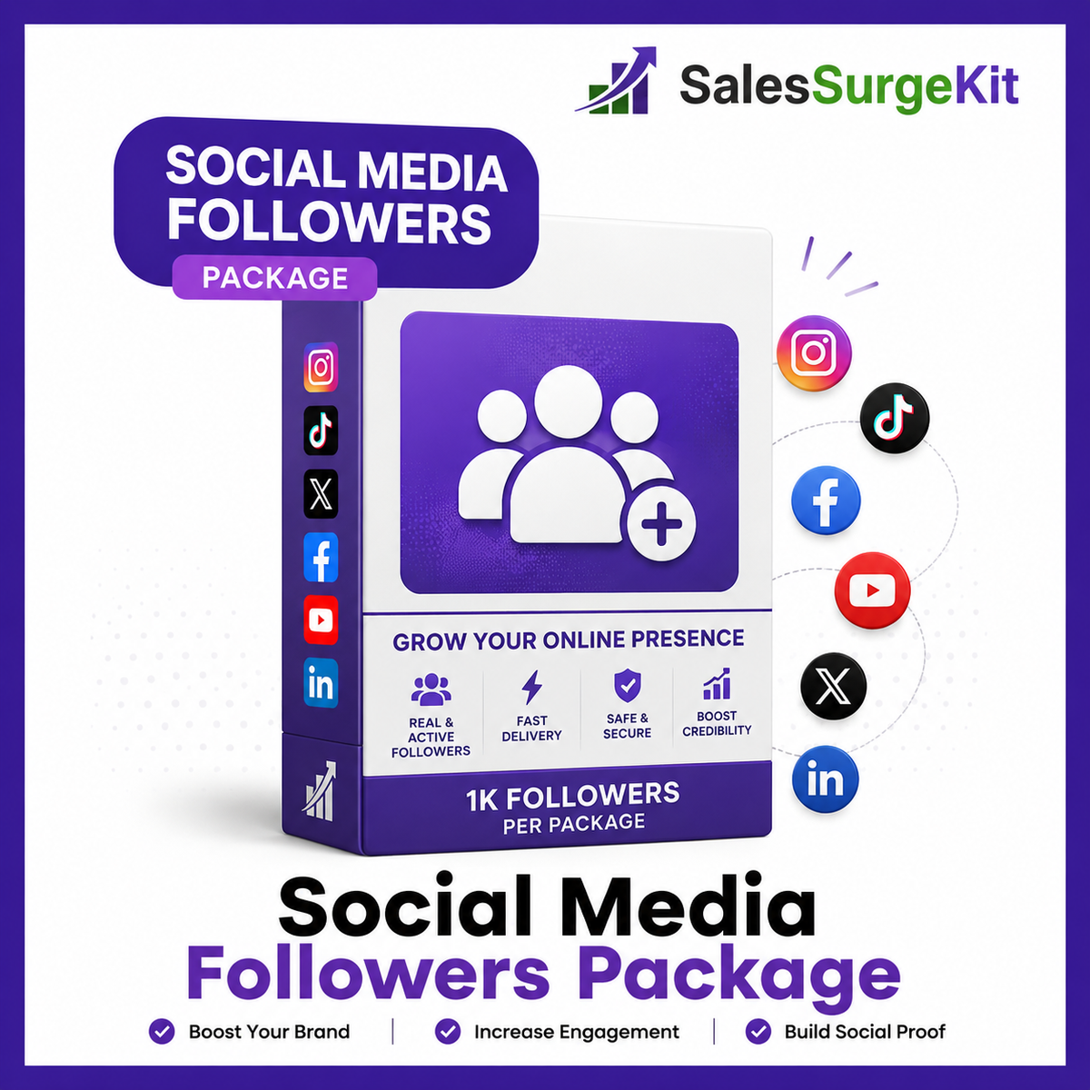 Facebook Social Media Followers(per 1k)