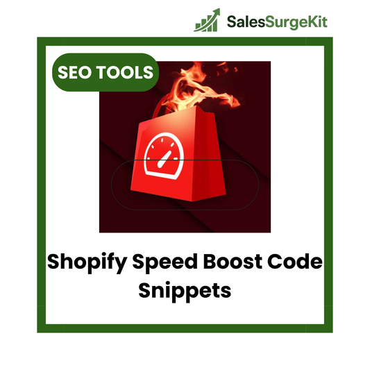 Shopify Speed Boost Code Snippets
